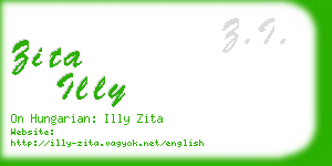 zita illy business card